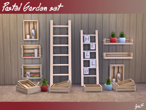 Pastel Garden set