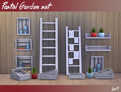 Pastel Garden set