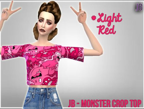 JB - Monster Crop Top