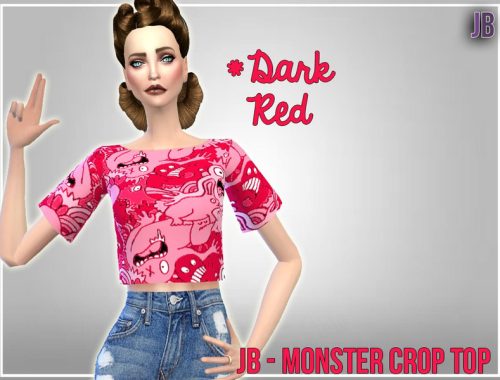 JB - Monster Crop Top