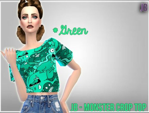 JB - Monster Crop Top