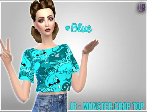 JB - Monster Crop Top