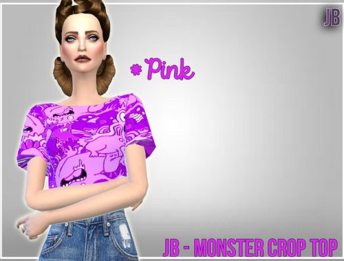 JB - Monster Crop Top