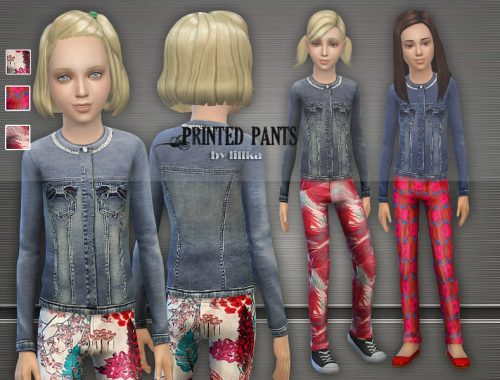 Short Denim Jacket & Pants - Set