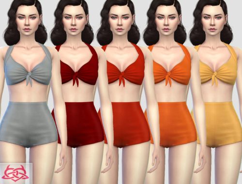 Pin up Swimwear 1 RECOLOR 1 (Needs mesh)