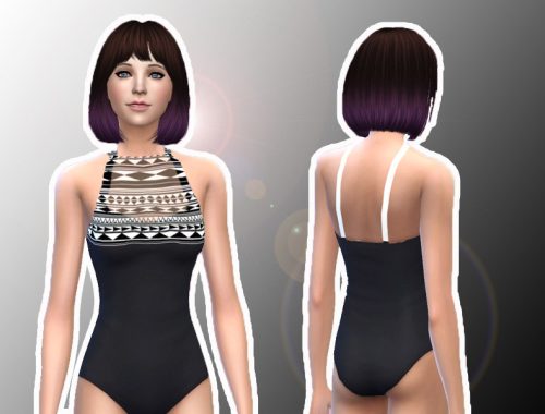 Textured swimsuits