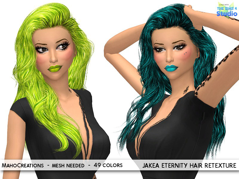 Jakea Eternity Hair Retexture Mesh Needed The Sims 4 Catalog 6171