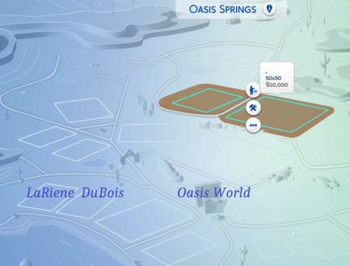 Completely Empty Oasis World to replace EA Oasis Springs