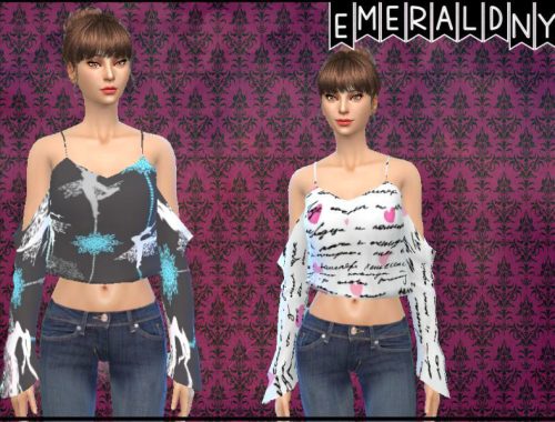 Kaliah (Top) by Toksik Recolor - mesh needed