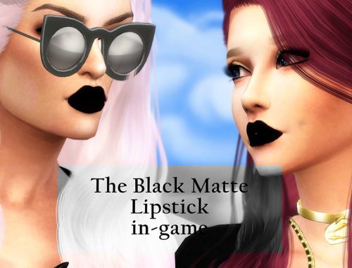 Black Matte Lipstick