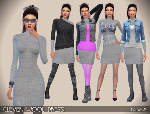 Clever Wool Dress