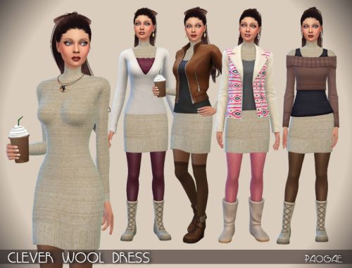 Clever Wool Dress