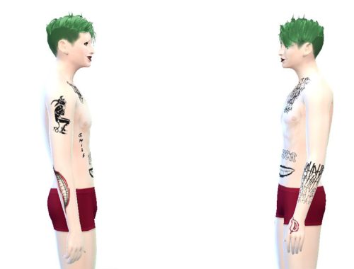 Suicide Squad Joker Skin Tone