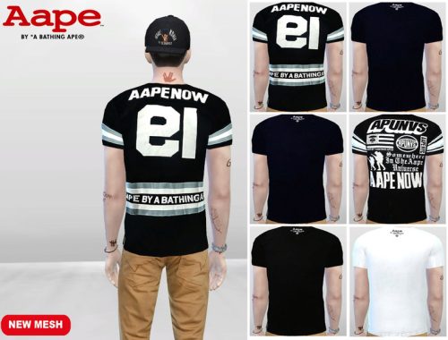 Bathing Aape Graphic Tees