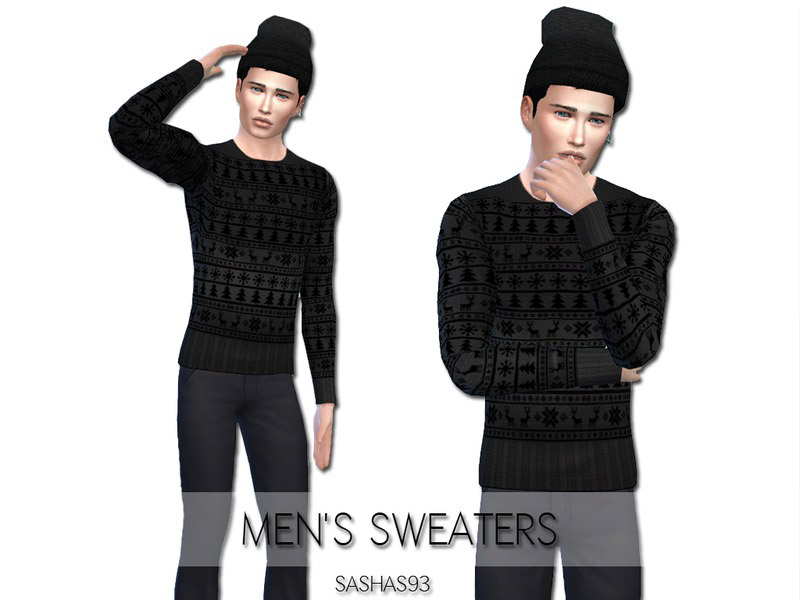MenÆs Sweaters - The Sims 4 Catalog