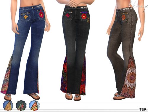 Flared Hippie Jeans