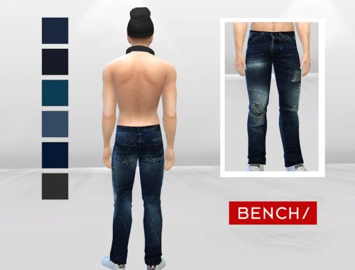 Dark Storm Destroyed Jeans