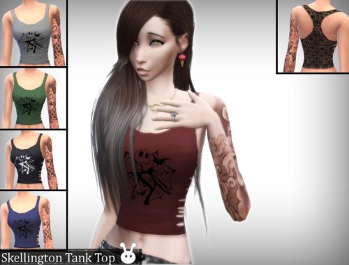 Skellington Tank Top