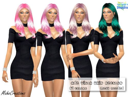 Ade Viola Hair Recolor - mesh needed