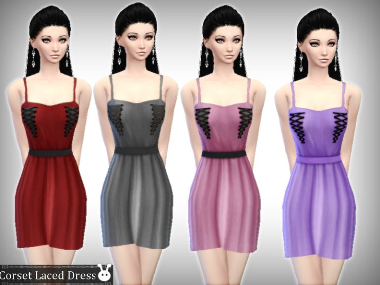 Corset Laced Dress The Sims 4 Catalog