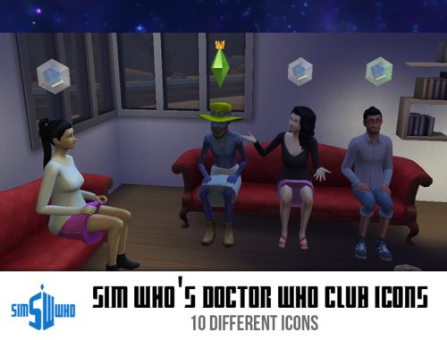 Sim Who's Doctor Who Club Icons