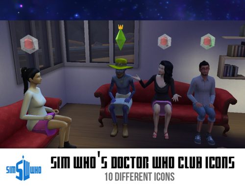 Sim Who's Doctor Who Club Icons