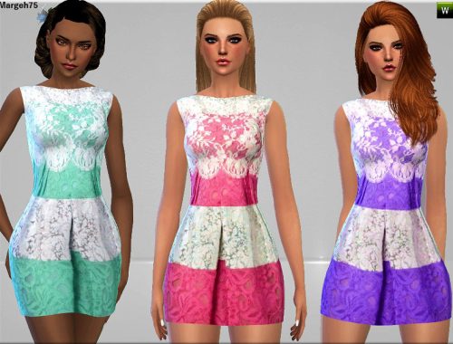 S4 Delicate Lace Dress