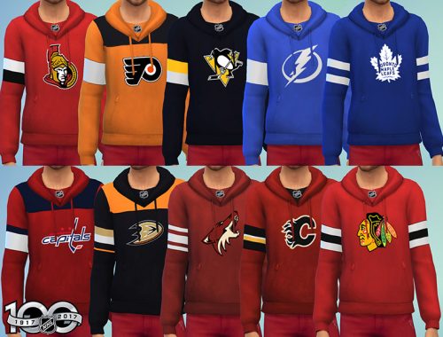 Mens NHL Teams Hoodies