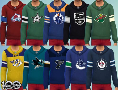 Mens NHL Teams Hoodies