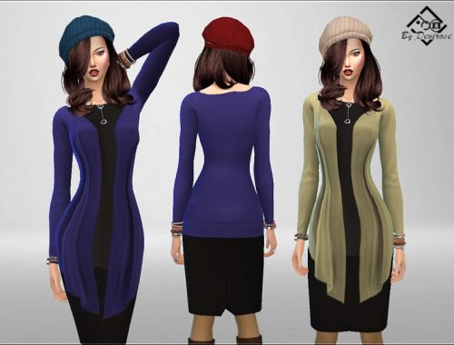 Dress with Cardigan