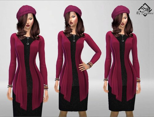 Dress with Cardigan