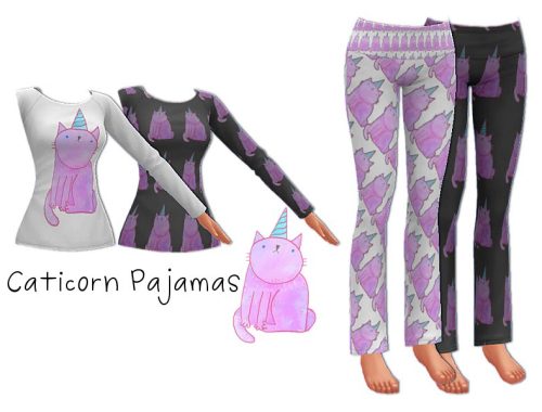 Caticorn Pajamas Set