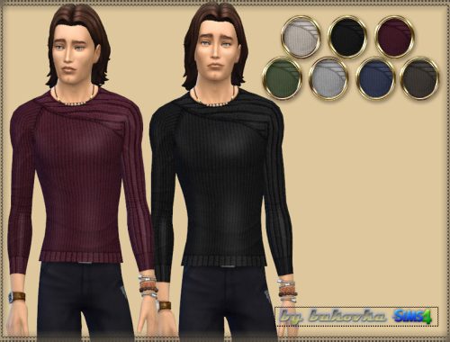 Sweater Asymmetrical Sleeve