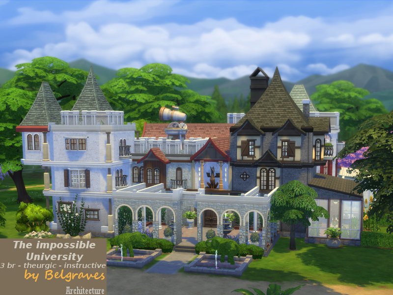 The impossible University - The Sims 4 Catalog