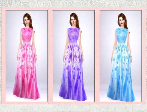 Floral Ball Gown