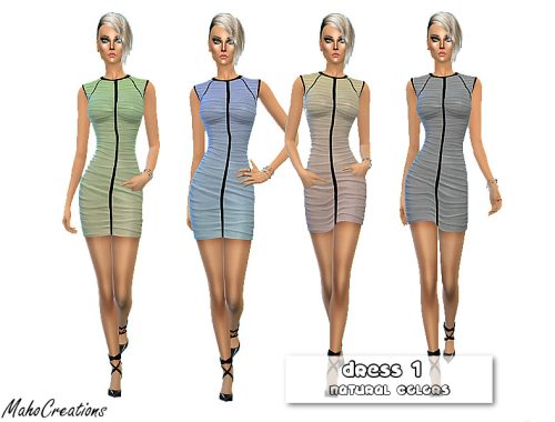 Dress 1 Natural Colors