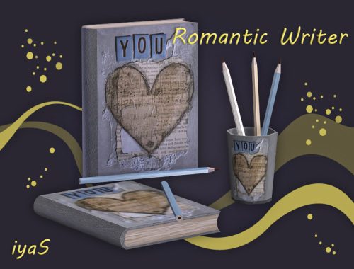 Romantic Writer set
