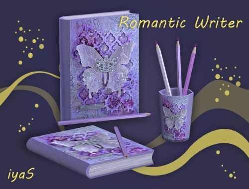 Romantic Writer set