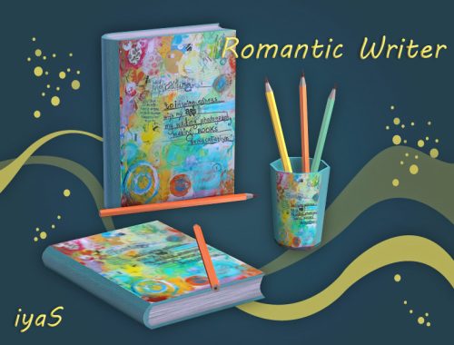 Romantic Writer set