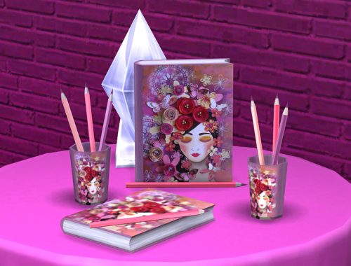 Romantic Writer set