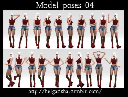 Model poses 04