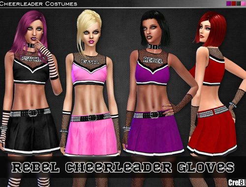 Rebel Cheerleader Costume Set