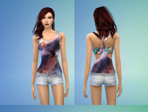 Hipster Galaxy Tank Set