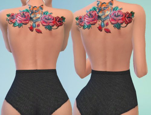 Tattoo Fox or Rose