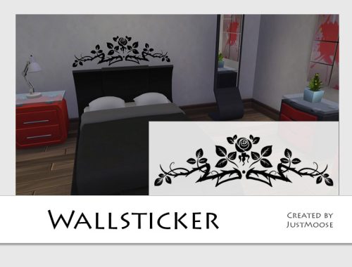Floral wallsticker