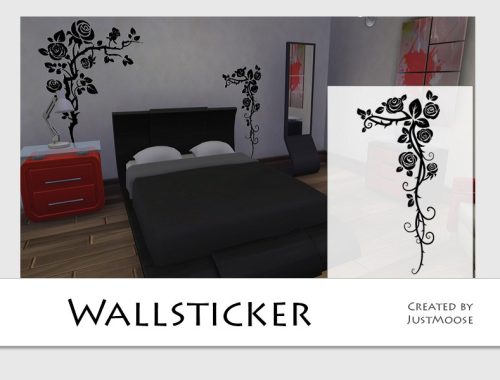 Floral wallsticker
