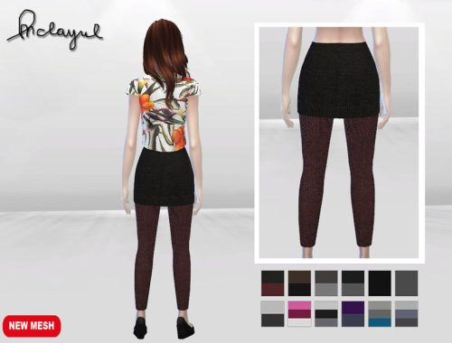 Korean Skirt With Leggings (Request)