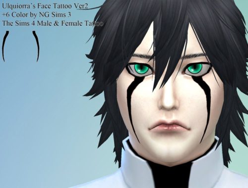 UlquiorraÆs Face Tattoo Ver.2