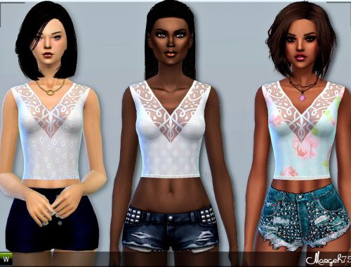 S4 Camisole Lace Tops