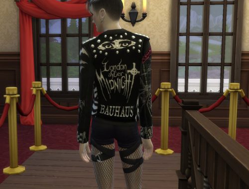 Goth Patches Jacket by Dementia_A